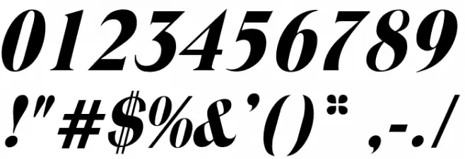 OPTITrimRoman-Italic Font OTHER CHARS