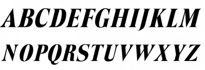 OPTITrimRoman-Italic Шрифта ВЕРХНИЙ