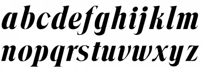 OPTITrimRoman-Italic Caratteri MINUSCOLO