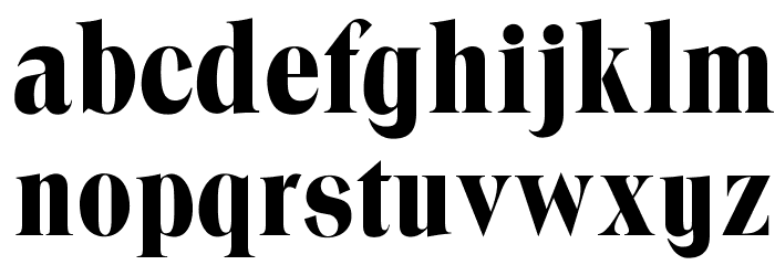 OPTITrimRoman Font LOWERCASE