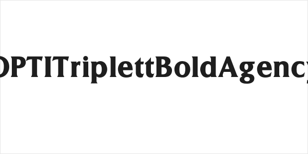 OPTITriplettBoldAgency Logo