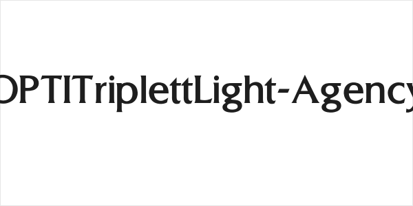 OPTITriplettLight-Agency Logo