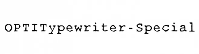 OPTITypewriter-Special 