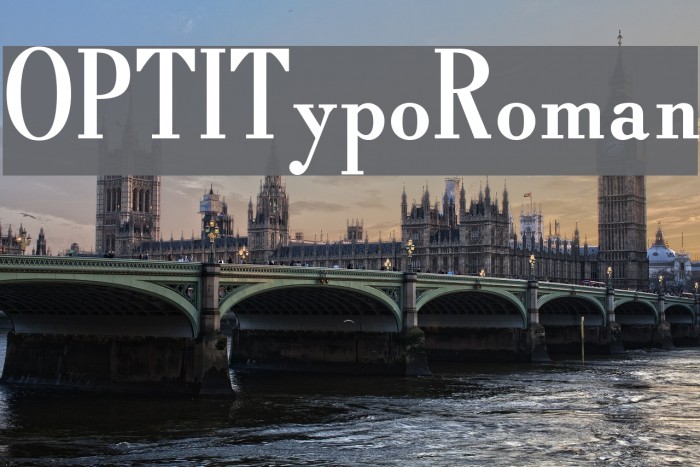 OPTITypoRoman Font examples