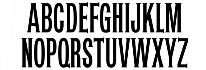 OPTIUnisymieCaps-BoldCond Schriftart Groß
