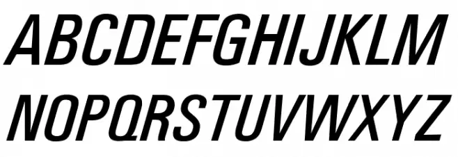 OPTIUniversFiftyEight Schriftart Groß