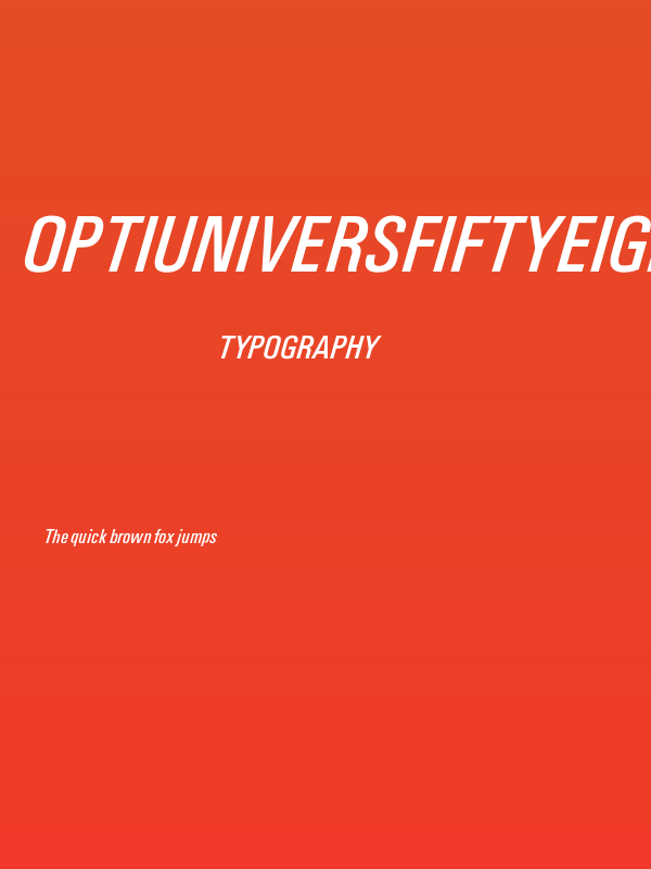 OPTIUniversFiftyEight Poster
