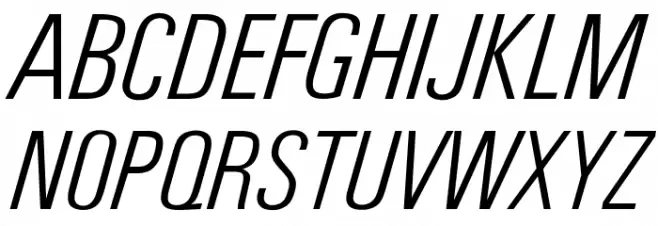 OPTIUniversFortyEight फ़ॉन्ट अपरकेस