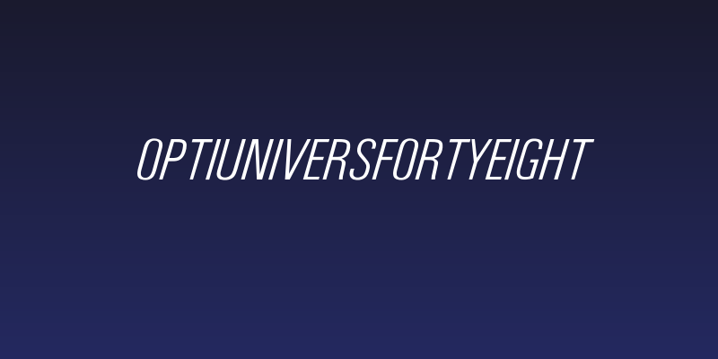 OPTIUniversFortyEight Social Header