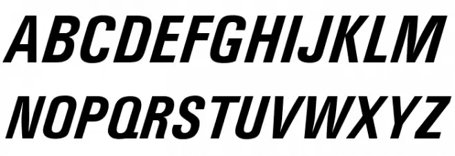 OPTIUniversSixtyEight Шрифта ВЕРХНИЙ