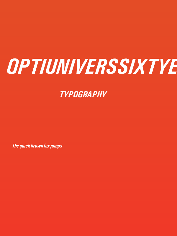 OPTIUniversSixtyEight Poster