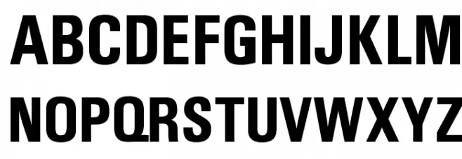 OPTIUniversSixtySeven Шрифта ВЕРХНИЙ