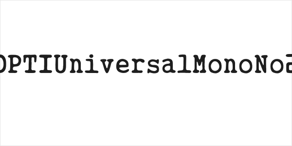 OPTIUniversalMonoNo2 Logo