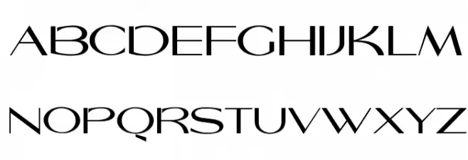 OPTIValeNewAntiqua Font Litere mari