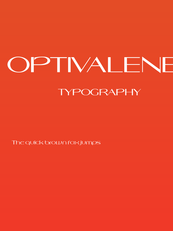 OPTIValeNewAntiqua Poster