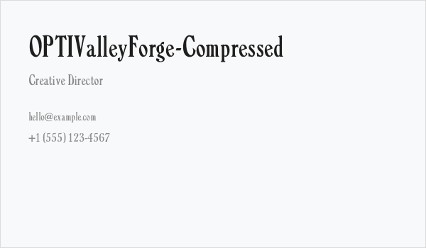 OPTIValleyForge-Compressed Business Card