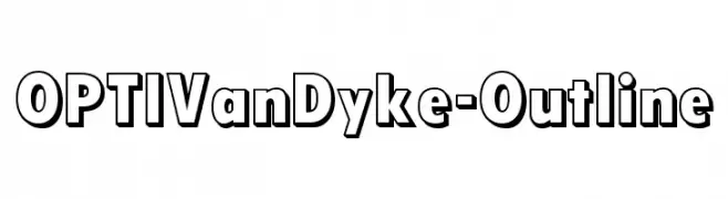 OPTIVanDyke-Outline  baixar fontes gratis
