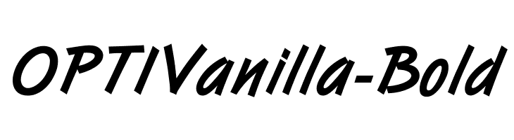 OPTIVanilla-Bold  Free Fonts Download