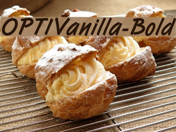 OPTIVanilla-Bold Example 1