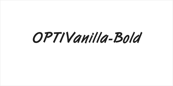 OPTIVanilla-Bold Logo