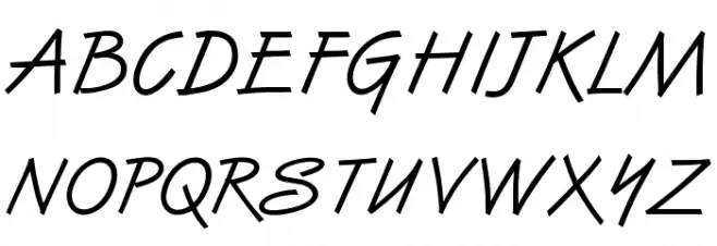 OPTIVanilla Font Litere mari