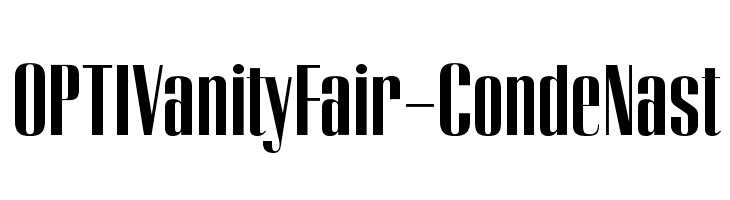 OPTIVanityFair-CondeNast  font caratteri gratis