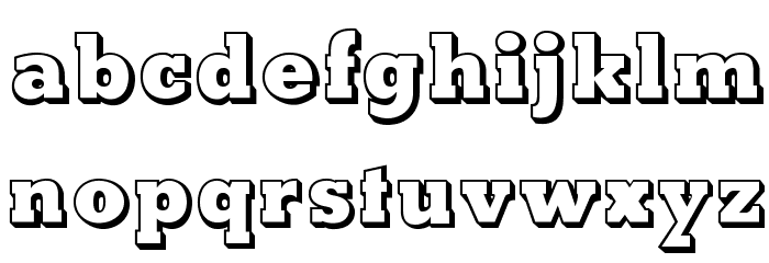 OPTIVatican Font LOWERCASE
