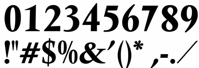 OPTIVenDome-Bold Font OTHER CHARS