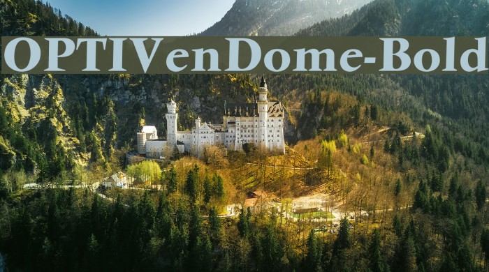 OPTIVenDome-Bold Font examples