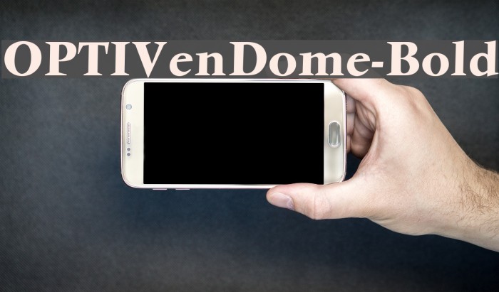 OPTIVenDome-Bold Font examples