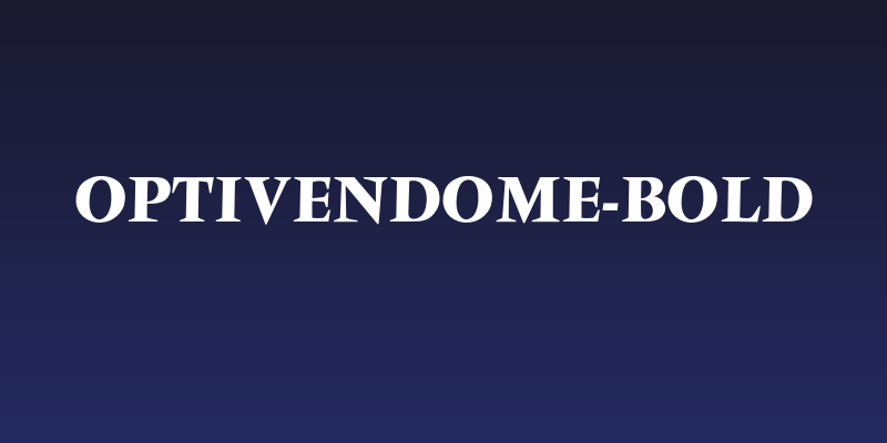 OPTIVenDome-Bold Social Header