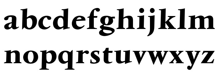 OPTIVenDome-Bold Font LOWERCASE