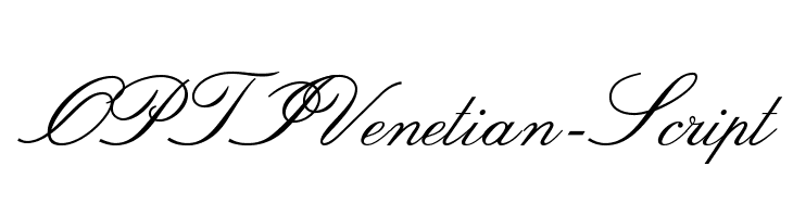 OPTIVenetian-Script  नि: शुल्क फ़ॉन्ट्स डाउनलोड