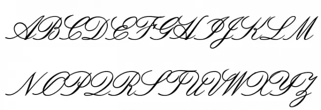 OPTIVenetian-Script Fuentes MAYÚSCULAS