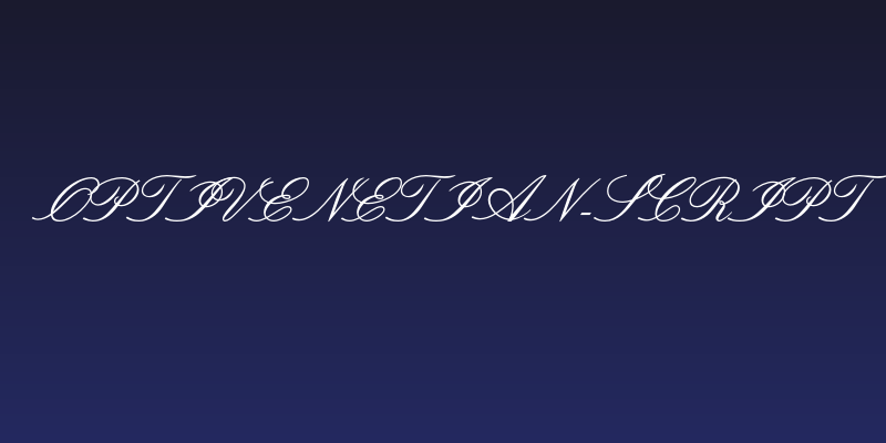 OPTIVenetian-Script Social Header