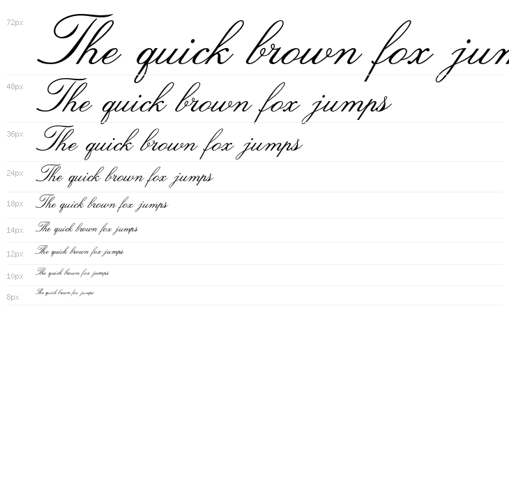 OPTIVenetian-Script Waterfall