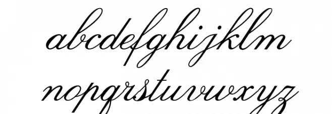 OPTIVenetian-Script Caratteri MINUSCOLO