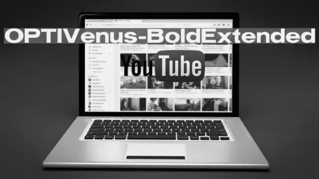 OPTIVenus-BoldExtended Font examples