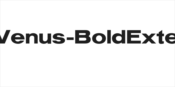 OPTIVenus-BoldExtended Logo