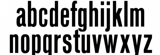OPTIVenusBold-Condensed خط أحرف صغيرة