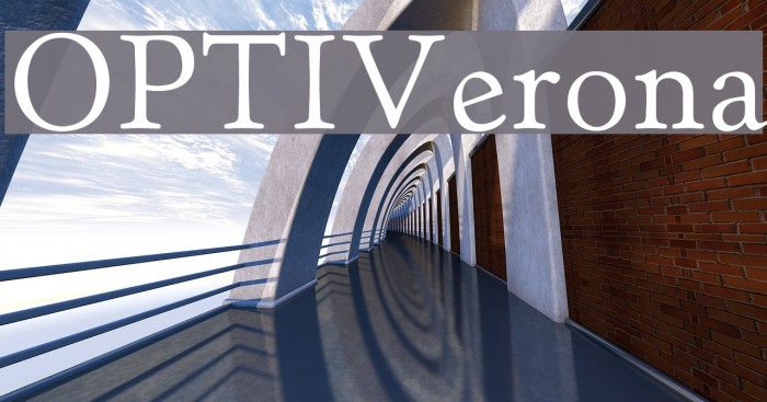 OPTIVerona Font examples