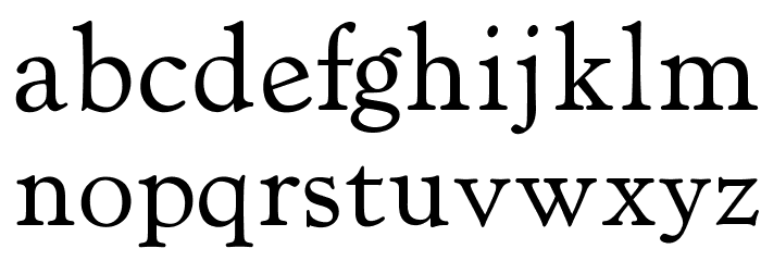 OPTIVerona Font LOWERCASE
