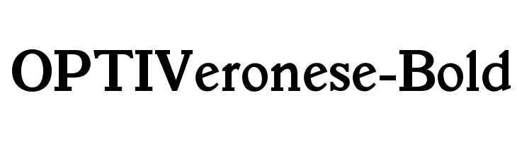 OPTIVeronese-Bold Font