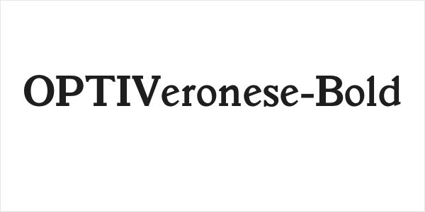 OPTIVeronese-Bold Logo