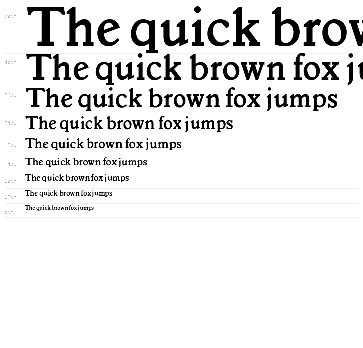 OPTIVeronese-Bold Waterfall