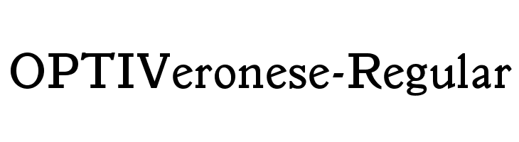 OPTIVeronese-Regular Font