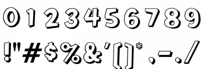 OPTIVodka Font OTHER CHARS