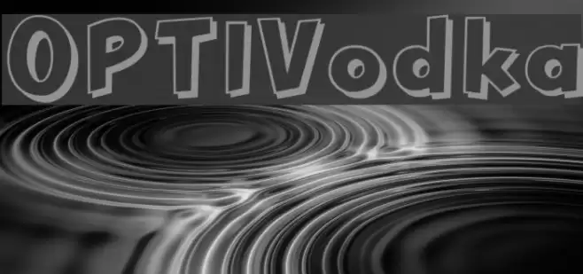 OPTIVodka Font examples