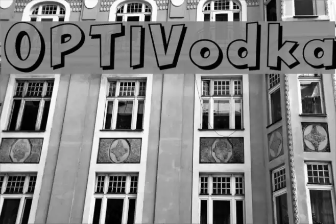 OPTIVodka Font examples