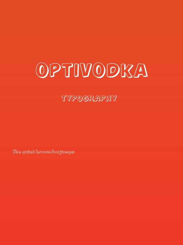 OPTIVodka Poster